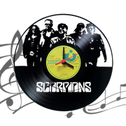 Часы виниловая грампластинка  Scorpions WL-19
