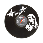 Часы  виниловая грампластинка Алиса WL-26