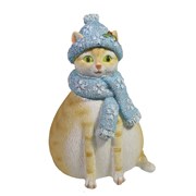 Копилка Кошка Шарлотта (рыжая) L10W10H14,5