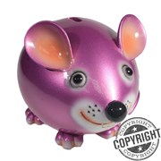 Копилка Мышка Бося (розовый) L18,5 W12 H12 см