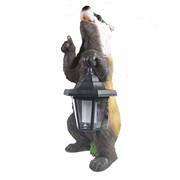 Фигура декоративная Барсук с фонарем L16W18H42см