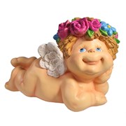 Фигура декоративная Ангел лежит (акрил) L31W19.5H21см