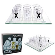 Игра настольная (питейная) "Крестики-нолики", L16 W16 H5см