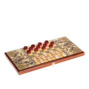 Игра настольная 2 в1 (нарды, шашки) "Крестоносцы", L50 W25 H3,3см