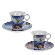 Кофейный набор на 6 персон, 12 предм. (чашка 150 мл с блюдцем),  L9,5 W8 H7 см