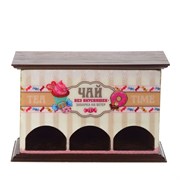 Шкатулка для чайных пакетиков, L29,5 W11 H19,5 см 726173