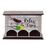Шкатулка для чайных пакетиков, L29,5 W11 H19,5 см 726174