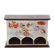 Шкатулка для чайных пакетиков, L29,5 W11 H19,5 см 726175