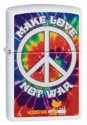 Зажигалка Zippo Woodstock® с покрытием White Matte 49013