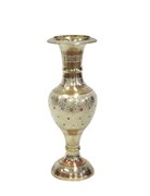 Ваза классическая  BIDRI  белая эмаль BE-2000308