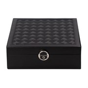 Шкатулка для украшений с дорожным футляром, L25,2 W25,2 H8,6 см