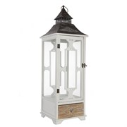 Подсвечник с ящиком,  L31,5 W31,5 H100,5 cм