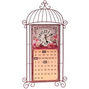 Часы настенные декоративные с календарем, L34 W7 H65см
