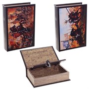 Шкатулка-книга с код. замком , L18 W7 H27 см 393654