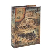 Шкатулка-книга с код. замком , L18 W7 H27 см 726133