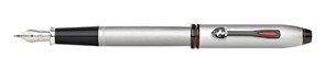 Ручка перьевая Кросс (Cross) Townsend Ferrari Brushed Aluminum, перо среднее M FR0046-61MS