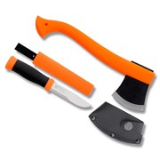 Набор Morakniv Outdoor Kit MG, нож Mora 2000 + топор (оранжевый)