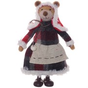 Фигурка декоративная "Медведица" L12 W6 H21 см