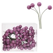Изделие декоративное "Ягоды", набор из 96 шт(12мм), L1,2 W1,2 H7 см 261767