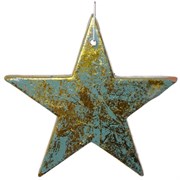 Украшение новогоднее "Звезда", L16,5 W1,6 H15,7 см