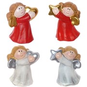 Фигурка декоративная "Ангел", L5,5 W3,8 H6,5 см, 4в., (б/инд.уп)