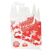 Открытка новогодняя в конверте, L12 W0,5 H17 см 696916