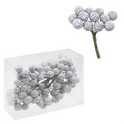Изделие декоративное "Ягоды", набор из 96 шт(12мм), L1,2 W1,2 H7 см 261769