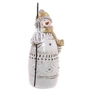 Фигурка декоративная с подсветкой "Снеговик" L8,5 W8 H20,5 см
