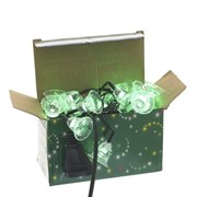 Электрогирлянда комнатная "Колокольчик" 20 зеленых LED ламп L4м