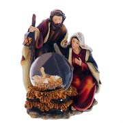 Фигурка декоративная в стекл. шаре "Рождение Христа", D6,5; L16 W12,5 H17,5 см