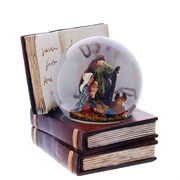 Фигурка декоративная в стекл. шаре "Рождение Христа", D6,5; L8 W9 H9 см