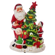 Фигурка декоративная с подсветкой "Санта" L23 W16,5 H28,5 см