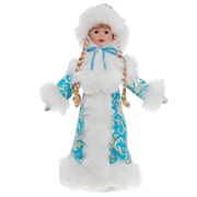 Игрушка набивная "Снегурочка" с ёмкостью для подарков L17 W17 H38 см 237951