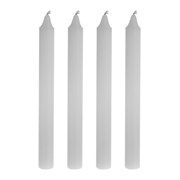 Свеча "Классическая белая", набор из 4-х шт L2.2 W2.2 H23 см