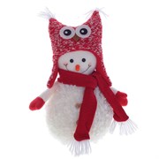 Игрушка набивная "Снеговик" L23 W17 H34 см