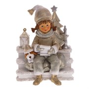 Фигурка декоративная "Девочка" L12,5 W10,5 H16 см