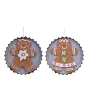 Украшение новогоднее "Пряничный человечек", L10 W1,2 H10 см 742278