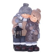 Фигурка декоративная "Мальчик и Девочка" L26 W18 H41,5 см 743821
