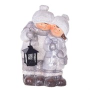 Фигурка декоративная "Мальчик и Девочка" L26 W18 H41,5 см 743822