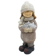 Фигурка декоративная "Девочка" L16,5 W16 H47,5 см