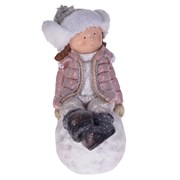 Фигурка декоративная "Девочка" L26,5 W21,5 H45 см 719352