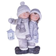 Фигурка декоративная "Мальчик и Девочка" L31 W20,5 H48 см 719355