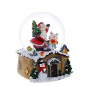Фигурка в стекл. шаре с музыкой D10см L10,5W11H14,5см