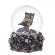 Фигурка декоративная в стекл. шаре "Сова", D6,5; L7,5 W7,5 H9 см 721800