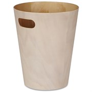 Корзина для мусора woodrow белая-никель