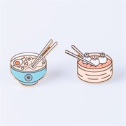 Набор из 2-х металлических булавок pinaholic asian food
