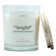 Свеча ароматическая bright - Корица & Апельсин, 30 ч