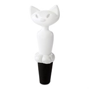 Пробка для бутылки miaou, белая