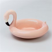 Миска сервировочная керамическая floatie flamingo