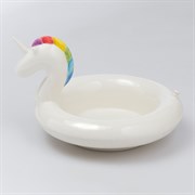 Миска сервировочная керамическая floatie unicorn